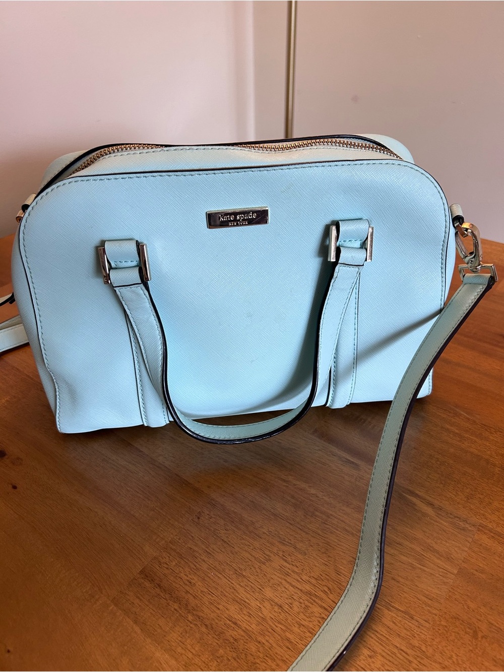 kate spade Mint Green Small Felix Satchel